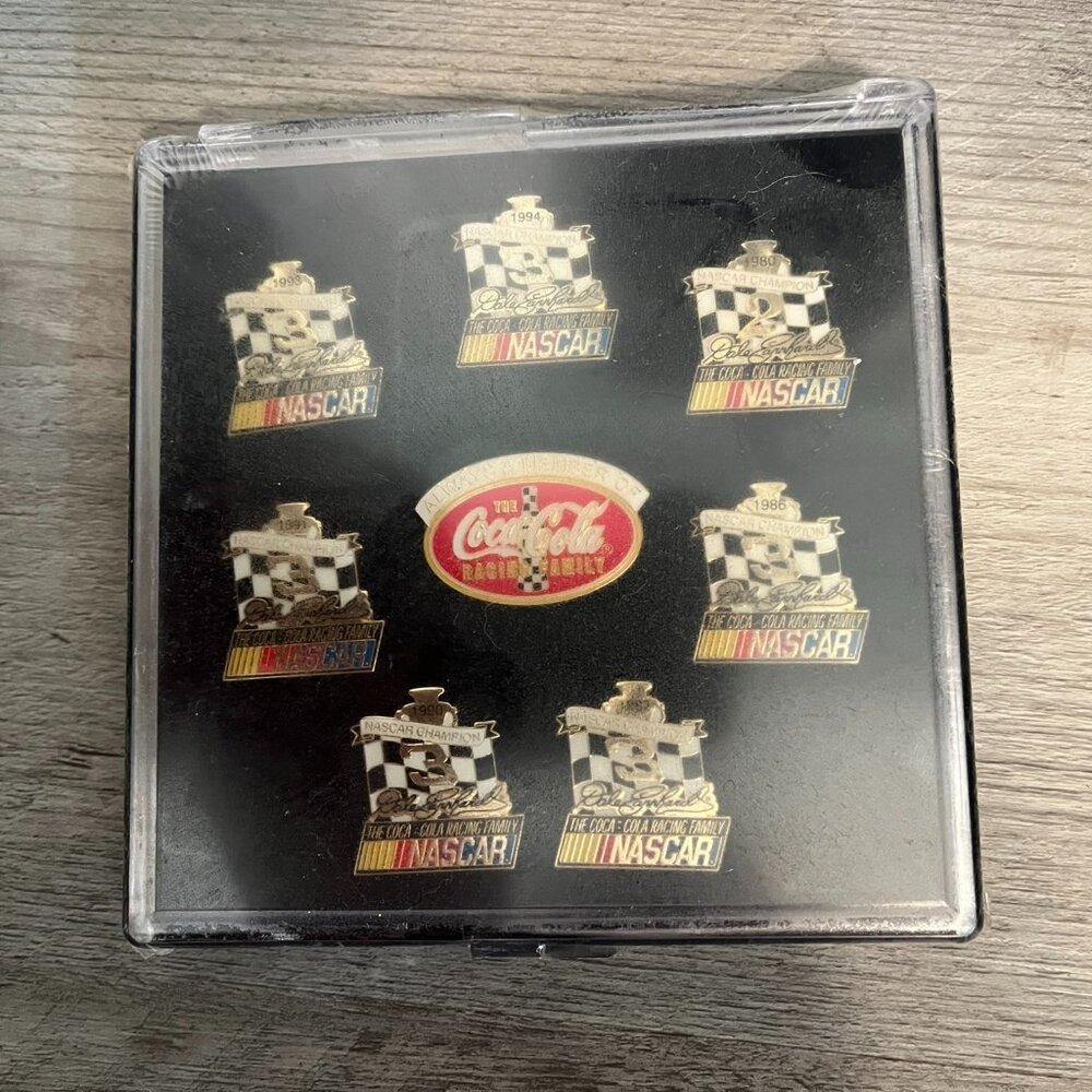 NASCAR Coca Cola Lapel Pins